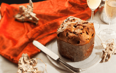 Panettone με πιάσιμο προζυμιού