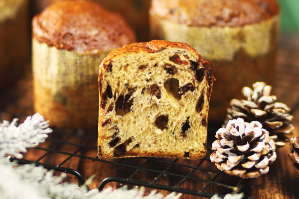 Panettone με σοκολάτα και ουίσκι