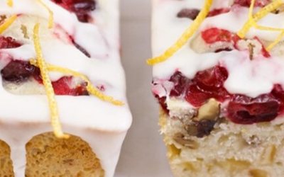 Μπουκίτσες panettone με cranberries