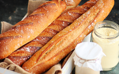 Baguette αργής ωρίμανσης ψυγείου