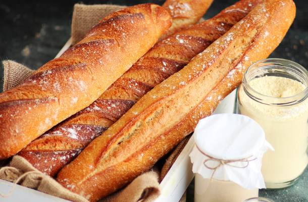 Baguette αργής ωρίμανσης ψυγείου