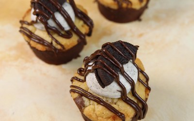 Brookie Cookies and Cream