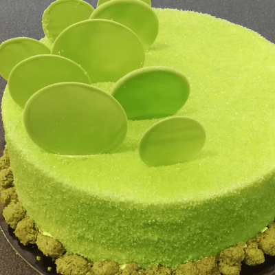 Matcha Tea Layered Cake