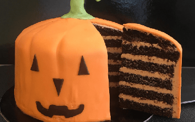 Layered Cake σε σχήμα κολοκύθας