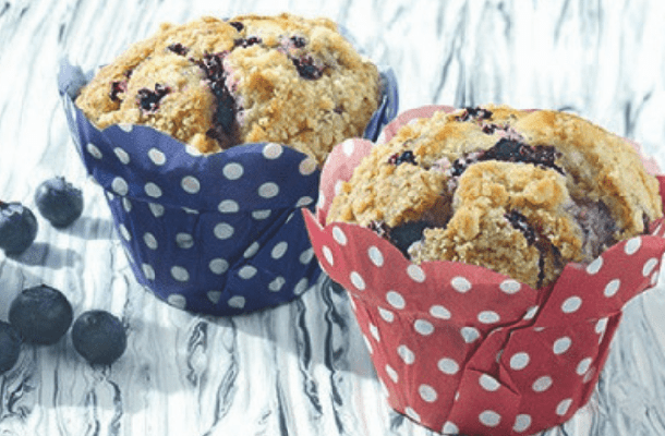 Muffins με Φρούτα