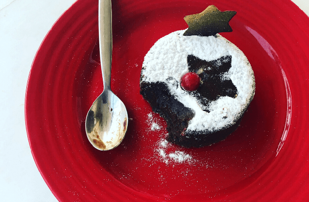 Soufflé με γέμιση Raspberry
