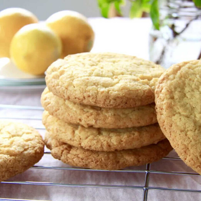 Soft cookies λεμόνι