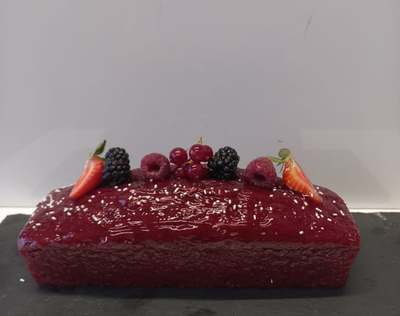 Red Forest Fruit Cake