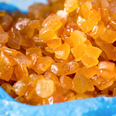 Black Line Orange Cubes