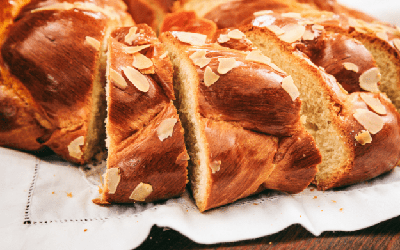 Brioche-like Sweet Bread (aka "Tsoureki")