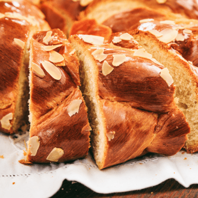 Brioche-like Sweet Bread (aka "Tsoureki")