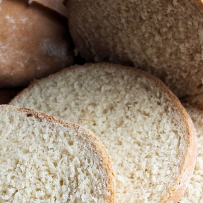 Round-shaped bread loaf