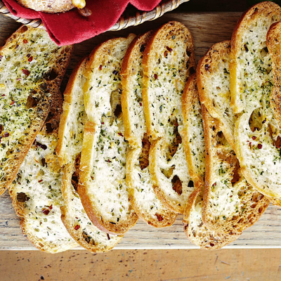 Traditional Italian Ciabatta with olive oil & oregano