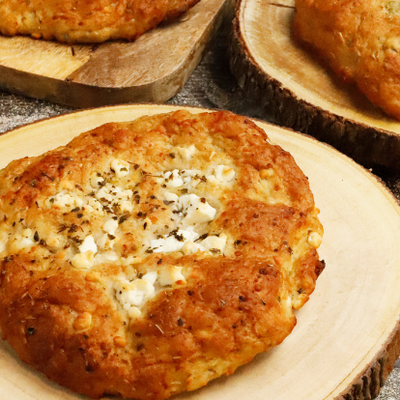 Olive bread and Cheese bread