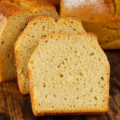 Bread in a loaf pan