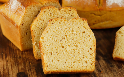 Bread in a loaf pan