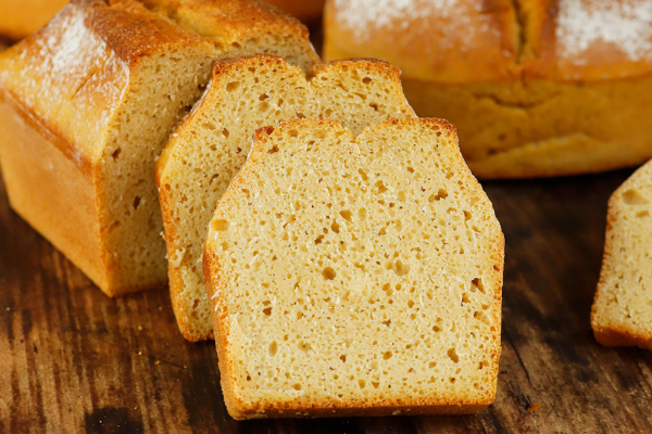 Bread in a loaf pan