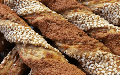 Stuffed Puff Pastry Corn Twists