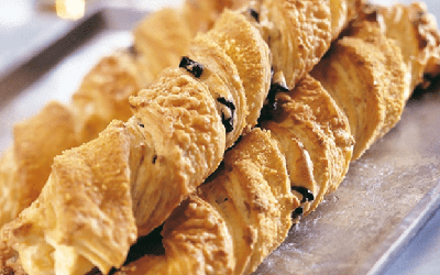 Puff Pastry Corn Twists