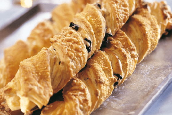 Puff Pastry Corn Twists