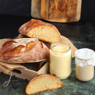 Slow fermentation ambient raised bread