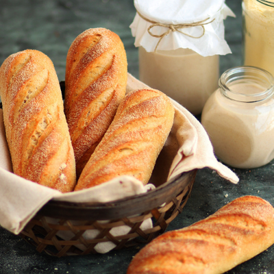 Bread with stone mill flour