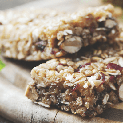 Grain blended Bars with Oat flakes and Hazelnuts