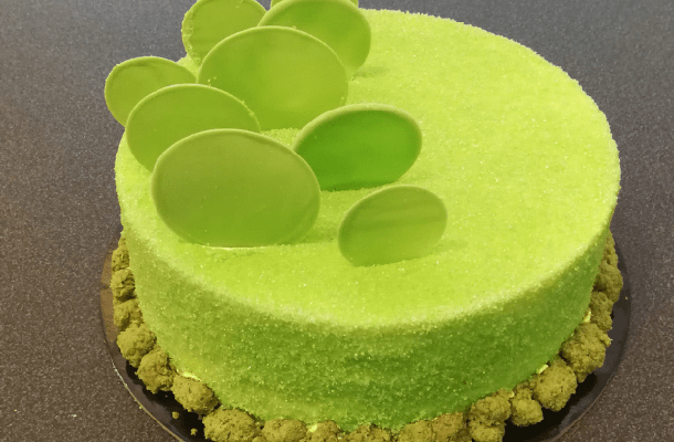 Matcha Tea Layered Cake