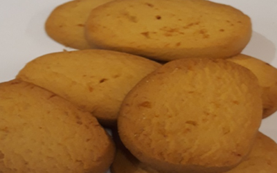 Cookies with orange aroma
