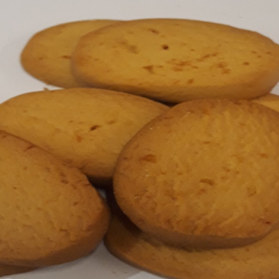 Cookies with orange aroma