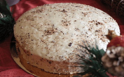 Traditional New Year’s Cake with Cinnamon & Walnuts