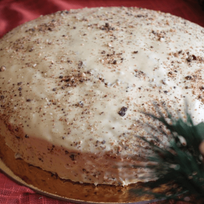 Traditional New Year’s Cake with Cinnamon & Walnuts