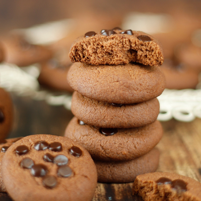 Crunchy chocolate cookies zero