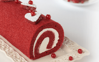 Red Velvet Log