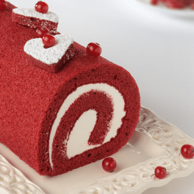 Red Velvet Log