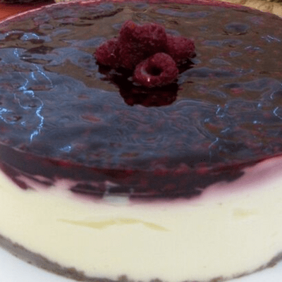 Cold process cheesecake