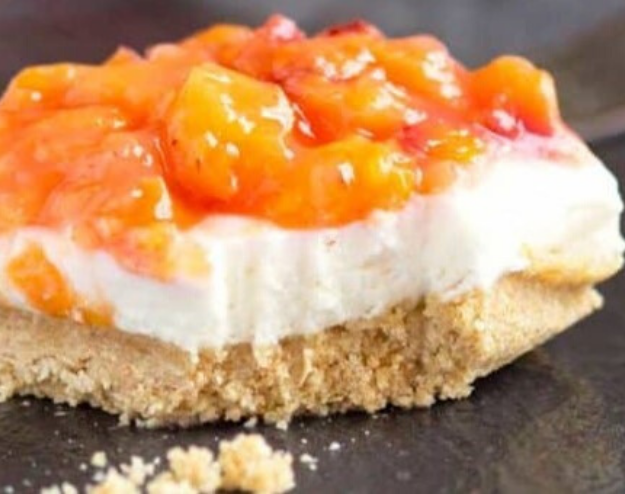 Peach Cheesecake — English
