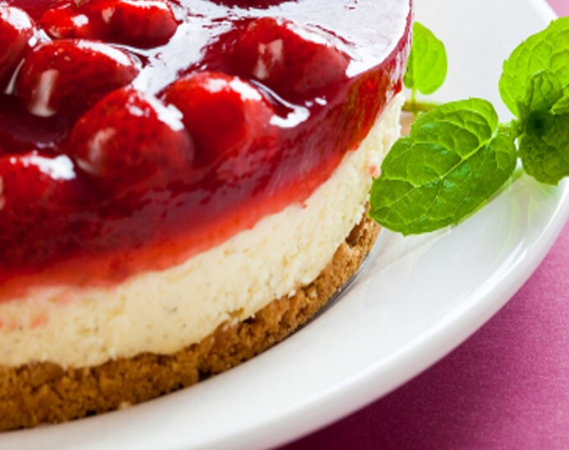 Strawberry cheesecake — English