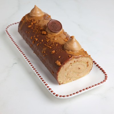 Speculoos Log Cake