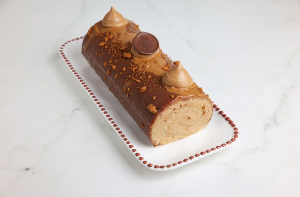 Speculoos Log Cake
